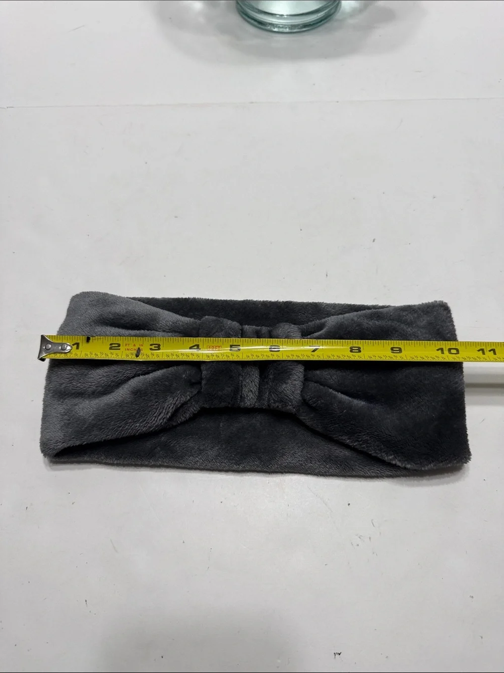 Cozy Faux Fur Twist Headband - Gray